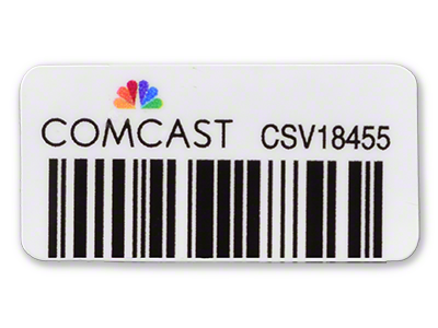 Rugged Comcast Asset Tag