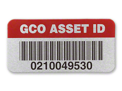 Aluminum Asset Tag