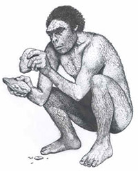 Homo Habilis : Illustration by Mera Hertel